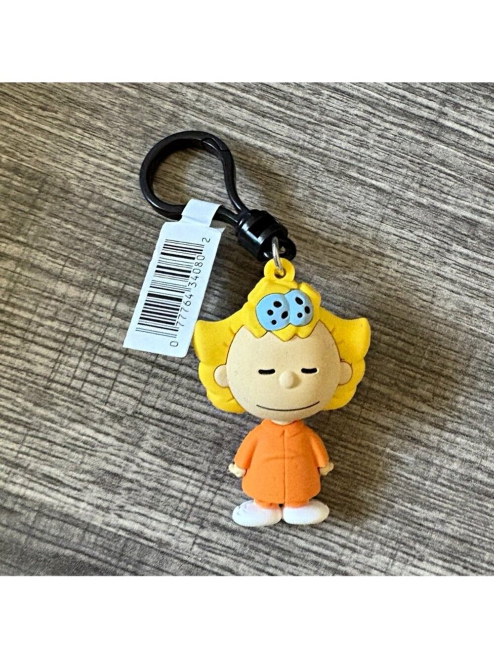 MJI Peanuts Sally Brown PVC Keychain Clip-On Strap YA34-25F25 2025